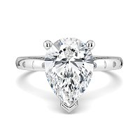 Ariel with Hammer set Diamonds on Band