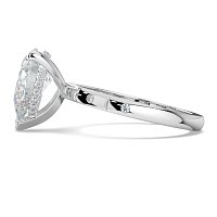 Ariel with Hammer set Diamonds on Band
