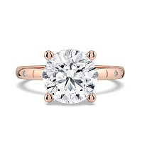 Ariel with Hammer set Diamonds on Band