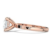 Ariel with Hammer set Diamonds on Band