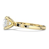 Ariel with Hammer set Diamonds on Band