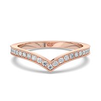 GSD V-Shaped Wedding ring
