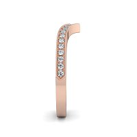 GSD V-Shaped Wedding ring
