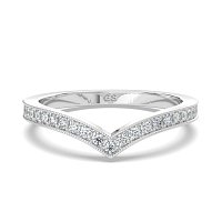 GSD V-Shaped Wedding ring
