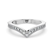 GSD V-Shaped Wedding ring