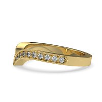 GSD V-Shaped Wedding ring