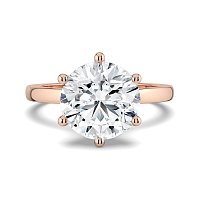 Ariel Engagement Ring with 6 Curved Claws