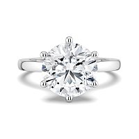 Ariel Engagement Ring with 6 Curved Claws