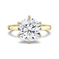 Ariel Engagement Ring with 6 Curved Claws