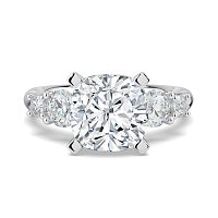 Cara Side Stones with 4 Accent Diamonds