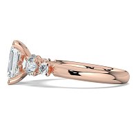Cara Side Stones with 4 Accent Diamonds