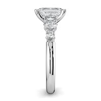 Cara Side Stones with 4 Accent Diamonds