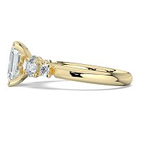 Cara Side Stones with 4 Accent Diamonds