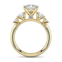 Cara Side Stones with 4 Accent Diamonds