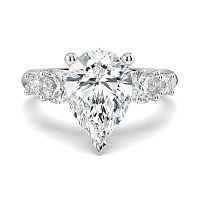 Cara Side Stones with 4 Accent Diamonds