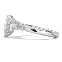 Cara Side Stones with 4 Accent Diamonds