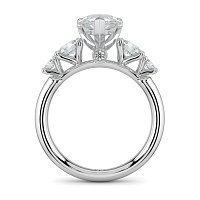 Cara Side Stones with 4 Accent Diamonds