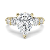 Cara Side Stones with 4 Accent Diamonds