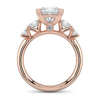 Cara Side Stones with 4 Accent Diamonds