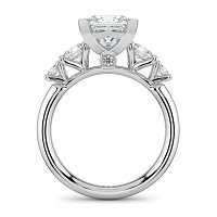 Cara Side Stones with 4 Accent Diamonds