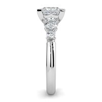 Cara Side Stones with 4 Accent Diamonds