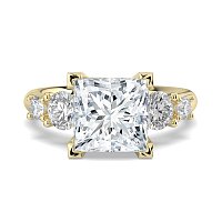 Cara Side Stones with 4 Accent Diamonds