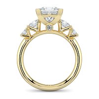 Cara Side Stones with 4 Accent Diamonds
