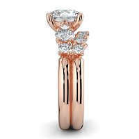 Cara Side Stones with 4 Accent Diamonds