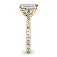 Cathedral with Hidden Halo and Diamond Pave Band