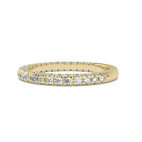 Cathedral Natural Diamond Wedding Ring 0.65cts Total Weight