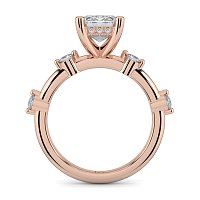 Ariel with Round Prong-Set on Band