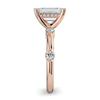 Ariel with Round Prong-Set on Band