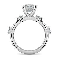 Ariel with Round Prong-Set on Band