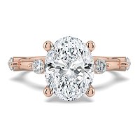 Ariel with Round Prong-Set on Band