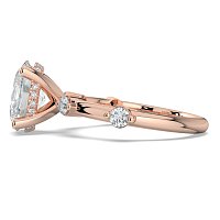 Ariel with Round Prong-Set on Band