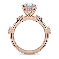 Ariel with Round Prong-Set on Band