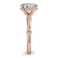 Ariel with Round Prong-Set on Band