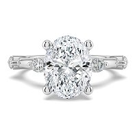 Ariel with Round Prong-Set on Band