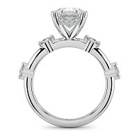 Ariel with Round Prong-Set on Band