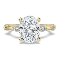 Ariel with Round Prong-Set on Band