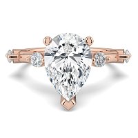 Ariel with Round Prong-Set on Band