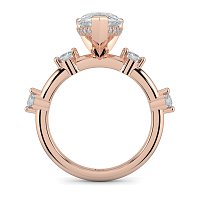 Ariel with Round Prong-Set on Band