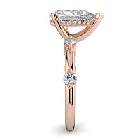 Ariel with Round Prong-Set on Band