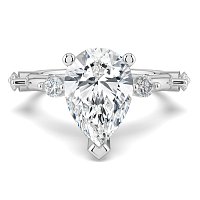 Ariel with Round Prong-Set on Band