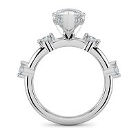 Ariel with Round Prong-Set on Band