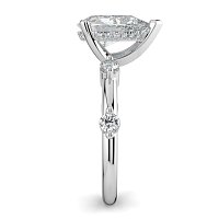 Ariel with Round Prong-Set on Band
