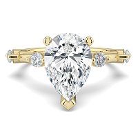 Ariel with Round Prong-Set on Band