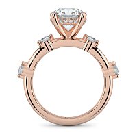 Ariel with Round Prong-Set on Band