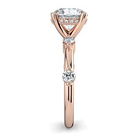 Ariel with Round Prong-Set on Band