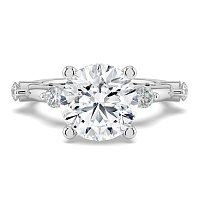 Ariel with Round Prong-Set on Band